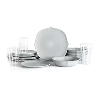 Stone + Lain Baskerville 4-pc. Stoneware Dinnerware Set
