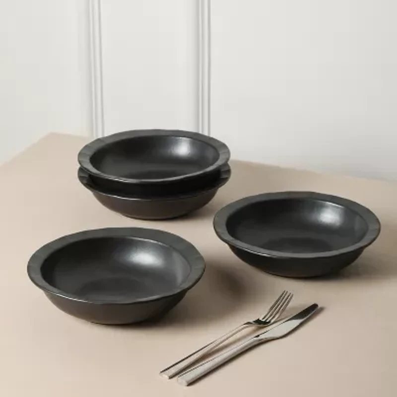 Stone + Lain Oasis 8-pc. Stoneware Pasta Bowl