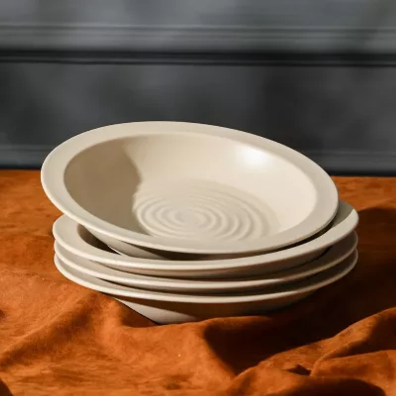 Stone + Lain Orbit 8-pc. Stoneware Dinnerware Set