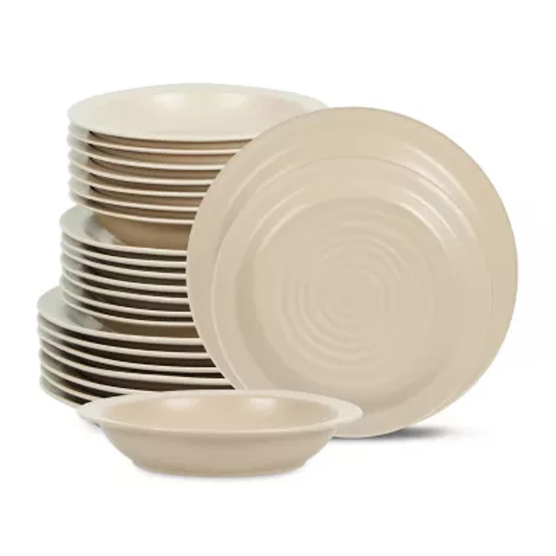 Stone + Lain Orbit 8-pc. Stoneware Dinnerware Set