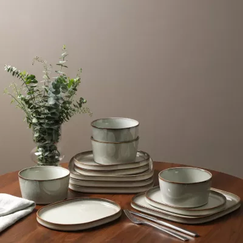 Stone + Lain Cairo 8-pc. Stoneware Dinnerware Set