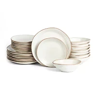 Stone + Lain Nami -pc. Stoneware Dinnerware Set