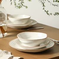Stone + Lain Nami -pc. Stoneware Dinnerware Set
