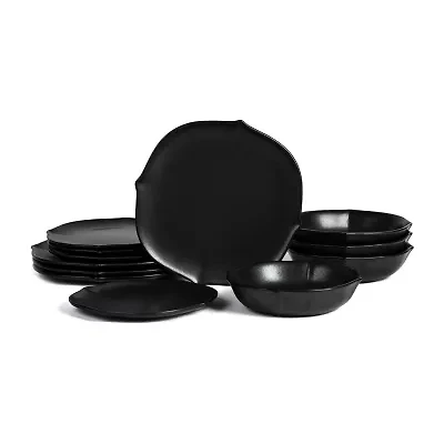 Stone + Lain Baskerville 4-pc. Stoneware Dinnerware Set