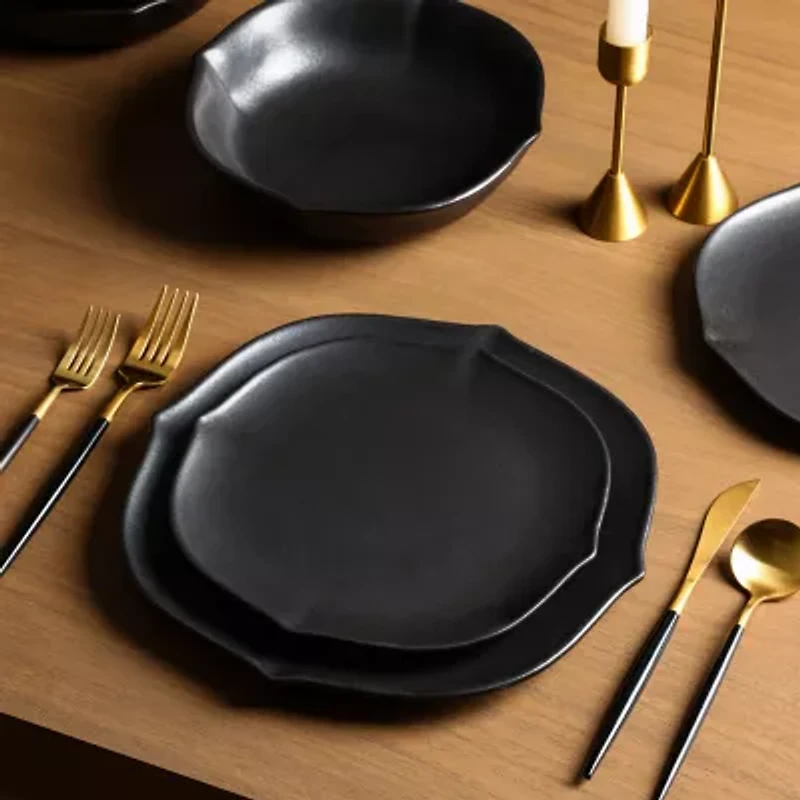 Stone + Lain Baskerville -pc. Stoneware Dinnerware Set