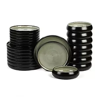 Stone + Lain Lagoon 8-pc. Stoneware Dinnerware Set