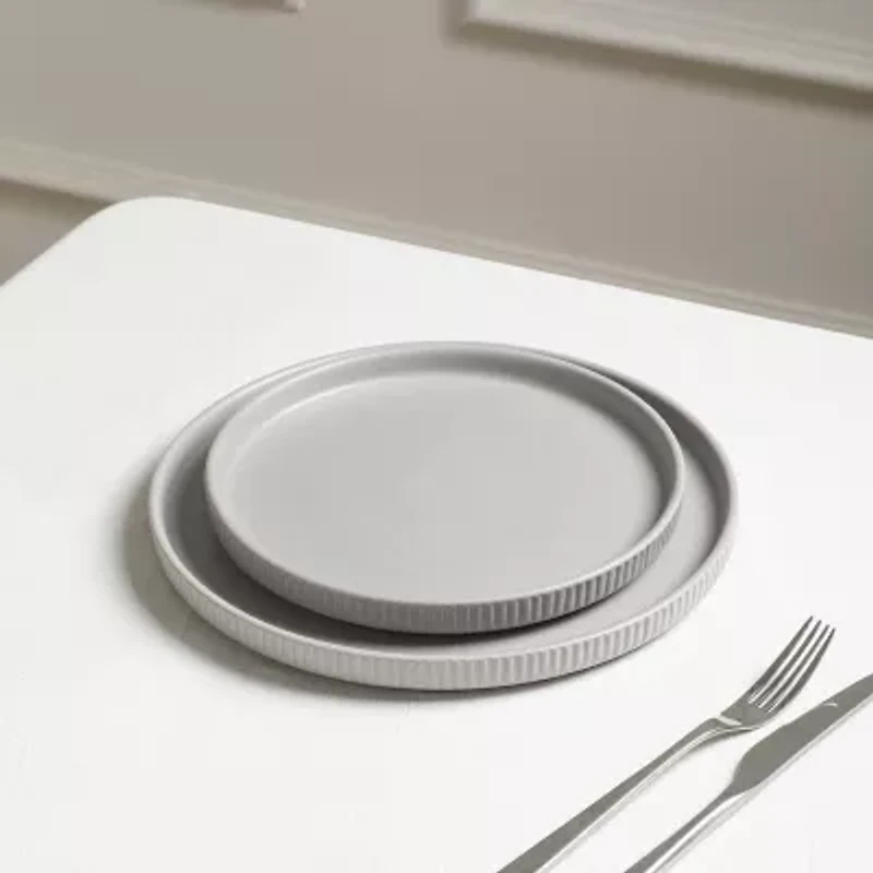 Stone + Lain Haven 4-pc. Stoneware Salad Plate