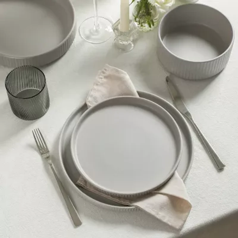 Stone + Lain Haven 4-pc. Stoneware Salad Plate
