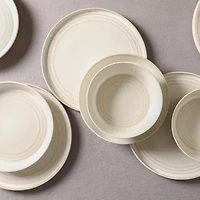 Stone + Lain Claire 4-pc. Stoneware Dinner Plate