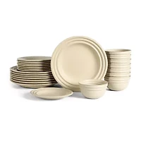 Stone + Lain Zen 8-pc. Stoneware Dinnerware Set