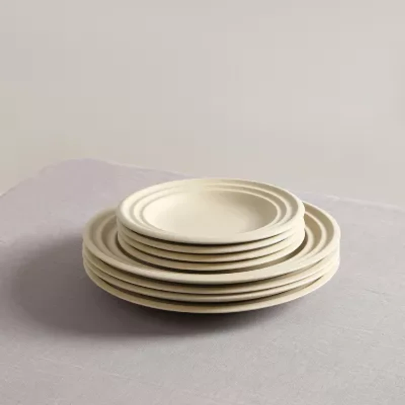 Stone + Lain Zen 8-pc. Stoneware Dinnerware Set