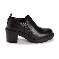 Muk Luks Womens Lainey Shootie Stacked Heel Booties