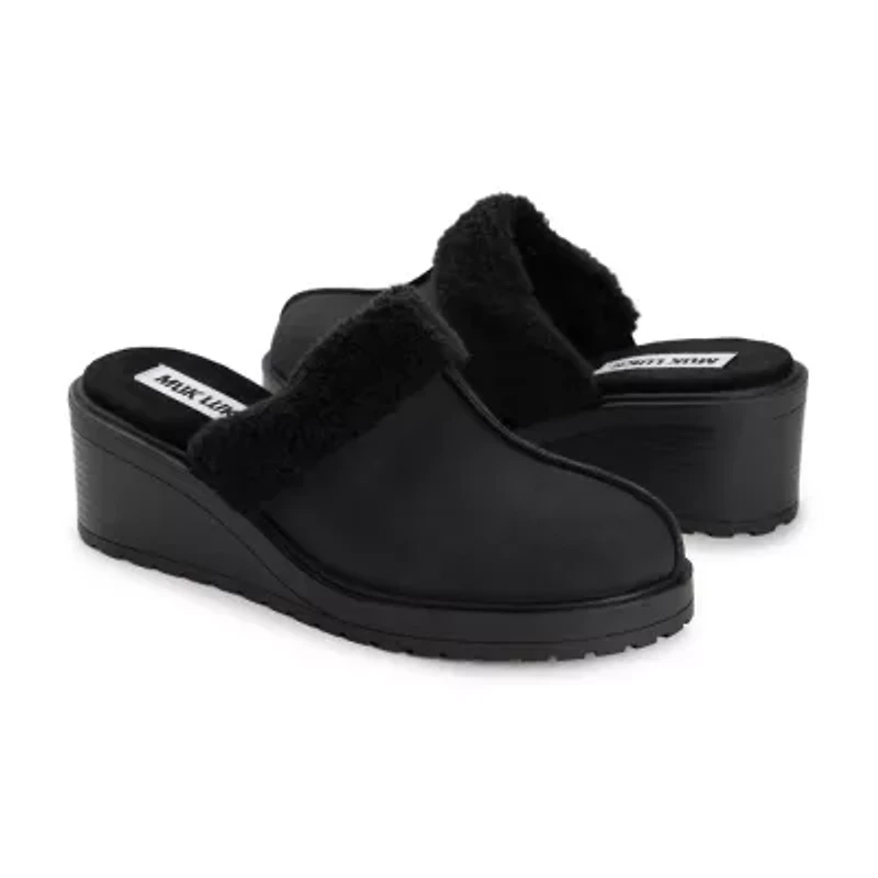 Muk Luks Sophia Mule Womens Round Closed Toe Mules