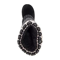 Muk Luks Womens Cheryl Cuff Boot Flat Heel Booties