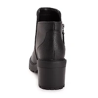 Muk Luks Womens Lia Boot Block Heel Booties