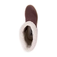 Muk Luks Womens Londyn Boot Stacked Heel Booties