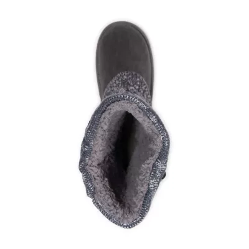 Muk Luks Womens Cheryl Boot Flat Heel Booties