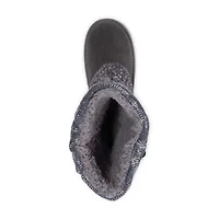 Muk Luks Womens Cheryl Boot Flat Heel Booties