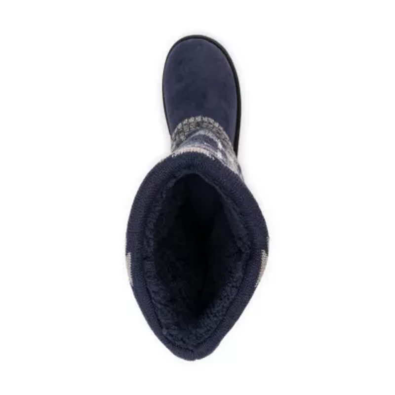 Muk Luks Womens Cheryl Boot Flat Heel Booties