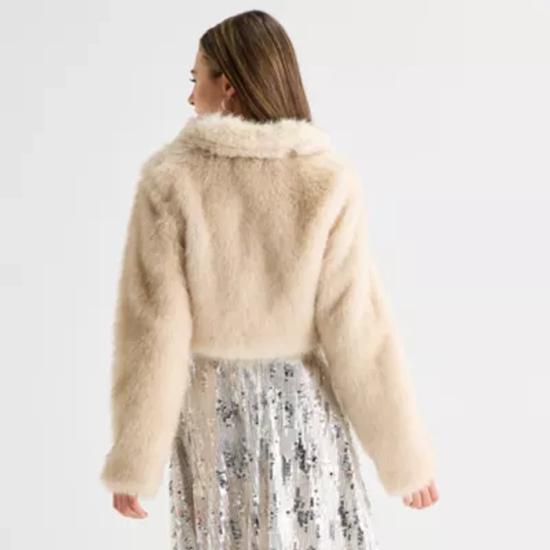 by&by Womens Juniors Long Sleeve Shrug