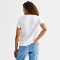 a.n.a Womens Tall Crew Neck Short Sleeve T-Shirt