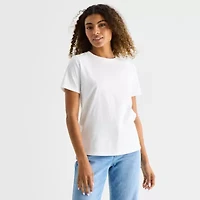 a.n.a Womens Tall Crew Neck Short Sleeve T-Shirt