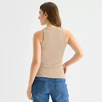 a.n.a Womens Tall High Neck Sleeveless Tank Top