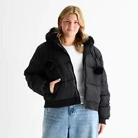 Forever 21 Womens Juniors Plus Heavyweight Puffer Jacket