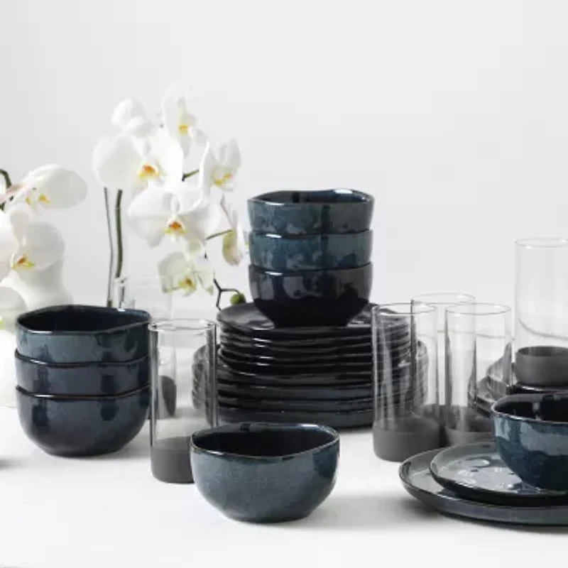 Stone + Lain Mirella -pc. Stoneware Dinnerware Set