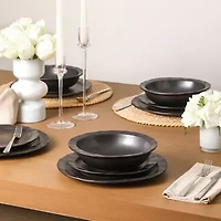 Stone + Lain Oasis 4-pc. Stoneware Dinnerware Set