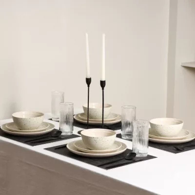 Stone + Lain Dua 8-pc. Stoneware Dinnerware Set