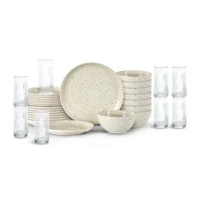 Stone + Lain Dua 8-pc. Stoneware Dinnerware Set
