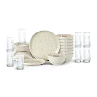 Stone + Lain Dua 8-pc. Stoneware Dinnerware Set