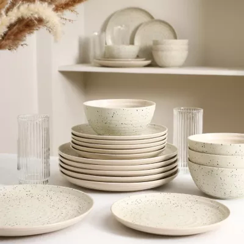 Stone + Lain Dua 8-pc. Stoneware Dinnerware Set