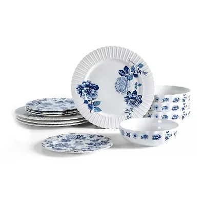 Stone + Lain Fiore 4-pc. Bone China Dinnerware Set
