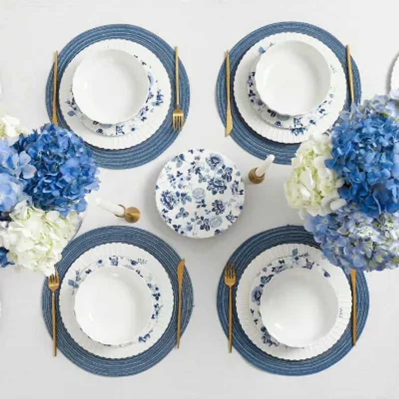 Stone + Lain Fiore 4-pc. Bone China Dinnerware Set