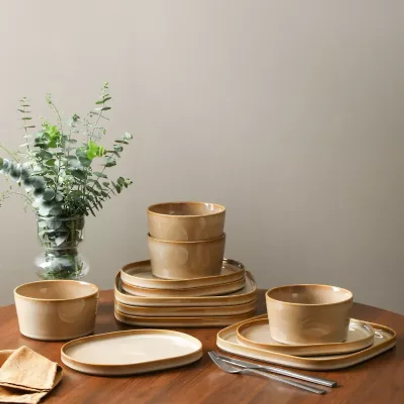 Stone + Lain Cairo 8-pc. Stoneware Dinnerware Set