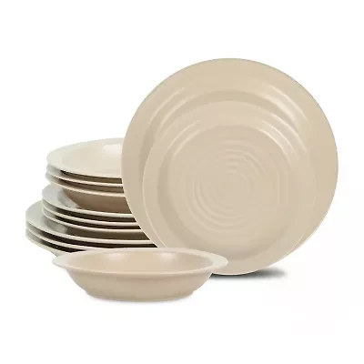Stone + Lain Orbit -pc. Stoneware Dinnerware Set