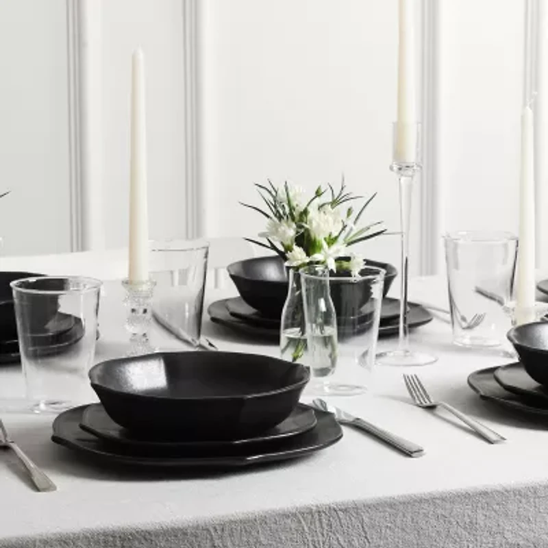 Stone + Lain Baskerville 8-pc. Stoneware Dinnerware Set