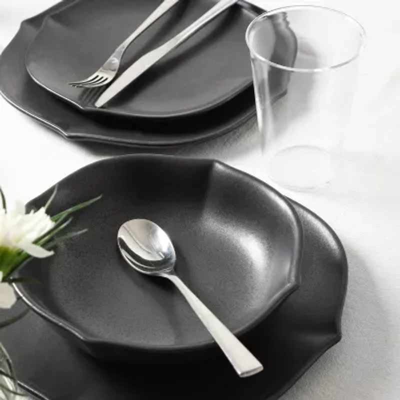 Stone + Lain Baskerville 8-pc. Stoneware Dinnerware Set