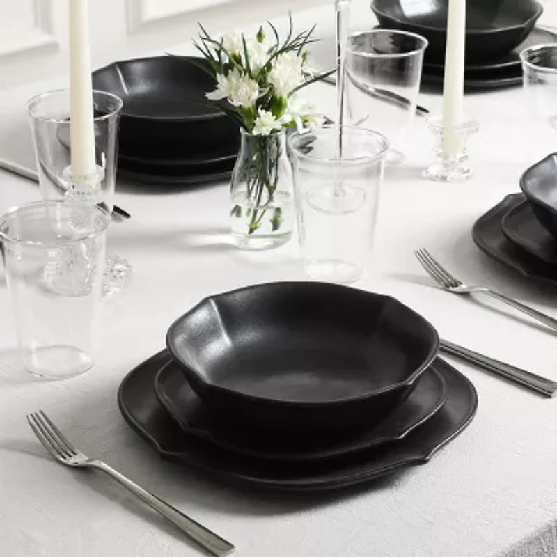Stone + Lain Baskerville 8-pc. Stoneware Dinnerware Set