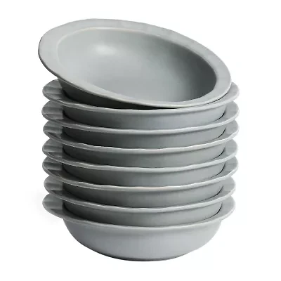 Stone + Lain Oasis 8-pc. Stoneware Pasta Bowl