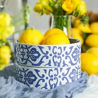 Stone + Lain Tropea 12-pc. Stoneware Dinnerware Set