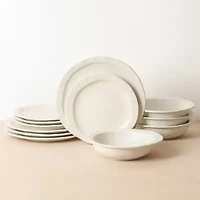 Stone + Lain Oasis 4-pc. Stoneware Dinnerware Set