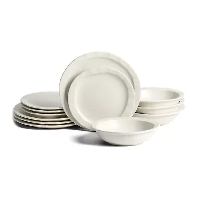 Stone + Lain Oasis 4-pc. Stoneware Dinnerware Set