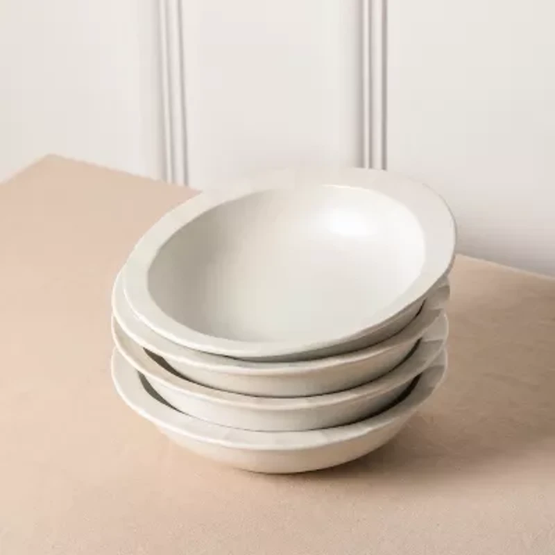 Stone + Lain Oasis 4-pc. Stoneware Dinnerware Set