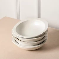 Stone + Lain Oasis 4-pc. Stoneware Dinnerware Set