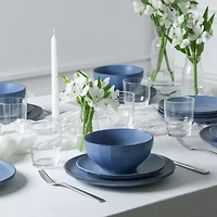 Stone + Lain Rio 32-pc. Stoneware Dinnerware Set