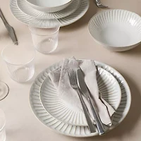 Stone + Lain Linea -pc. Stoneware Dinnerware Set