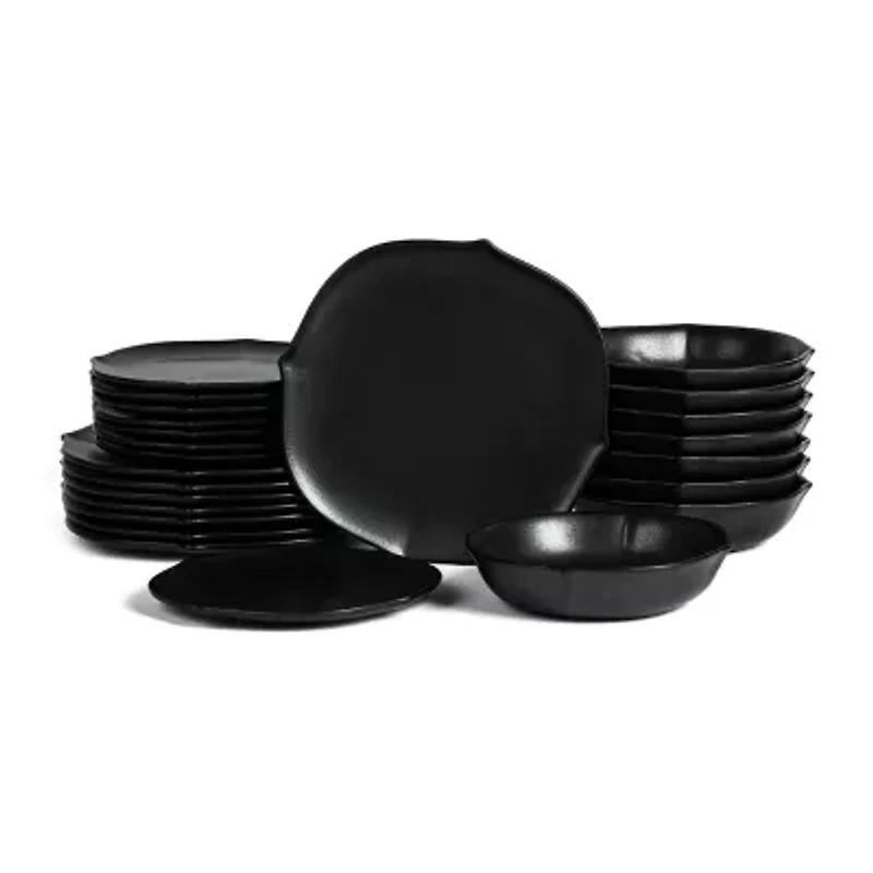 Stone + Lain Baskerville 24-pc. Stoneware Dinnerware Set